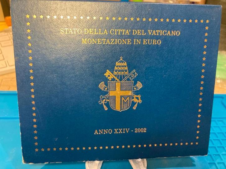 Vaticaan BU set 2002, Timbres & Monnaies, Monnaies | Europe | Monnaies euro, Série, 5 euros, Vatican, Enlèvement ou Envoi