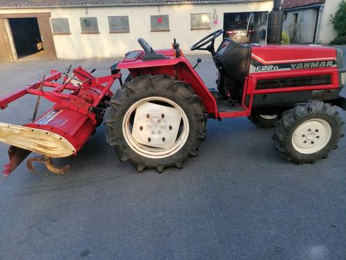 Yanmar F22D Vierwielaangedreven minitractor met grondfrees, Zakelijke goederen, Machines en Bouw | Tuin, Park en Bosbouw, Overige typen