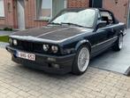 Bmw E30 318i Cabrio M-tech, Auto's, Zwart, 4 cilinders, Cabriolet, Zwart