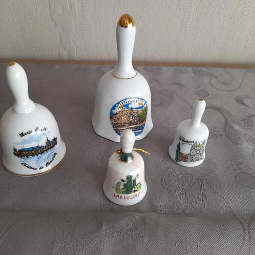 4 souvenir tafelbellen  ( lot)., Verzamelen, Retro, Ophalen of Verzenden