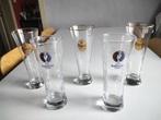 5 hoge bierglazen „CALSBERG”. NEGEN., Verzamelen, Biermerken, Ophalen of Verzenden, Nieuw, Glas of Glazen, Overige merken