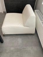 Natuzzi Lounge zetel met voetbank, Huis en Inrichting, Ophalen, Zo goed als nieuw, Eenpersoons, Leer