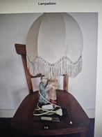 Vloerlamp, Huis en Inrichting, Lampen | Vloerlampen, Ophalen, Gebruikt, Hout, Minder dan 100 cm