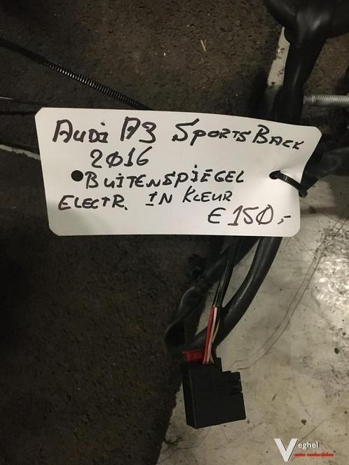 Audi A3 sportsback 2016 Buitenspiegel Rechts met knipperlich, Auto-onderdelen, Spiegels, Gebruikt, Ophalen of Verzenden