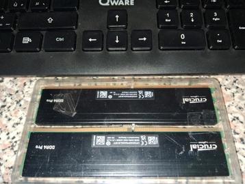 RAM 2 keer 32 mb ddr4. beschikbaar voor biedingen