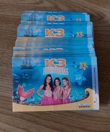 K3 stickers jumbo 40 ongeopende pakjes. beschikbaar voor biedingen