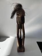 Grande statue africaine en bois - décoration 1970s, Ophalen of Verzenden