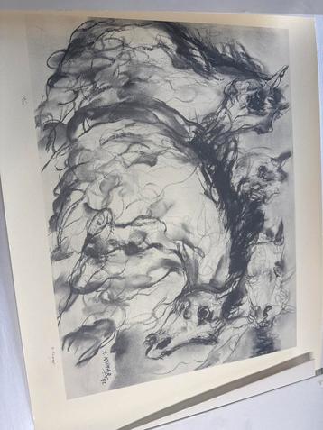 Originele lithografie van Sampath Kumar gesigneerd beschikbaar voor biedingen