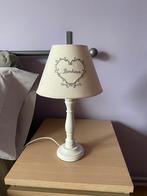 Lampe de chevet pied en bois, Maison & Meubles, Bois, Utilisé, Moins de 50 cm