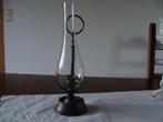 ancien quinquet bougeoir pour 1 bougie avec globe, Ophalen of Verzenden, Koper of Brons