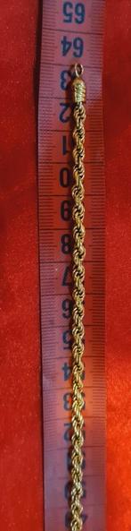 Collier corde en Or 18k poiçonnée 750, Bijoux, Sacs & Beauté, Colliers, Comme neuf, Enlèvement