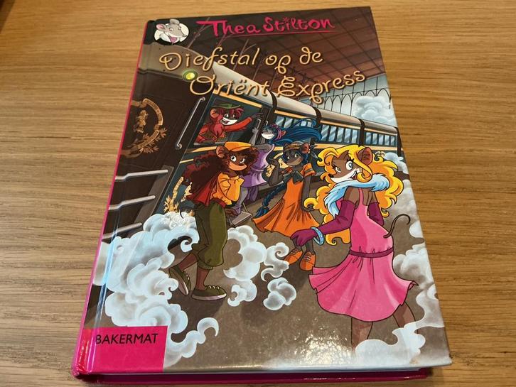 Thea Stilton - Diefstal op de Orient Express, Boeken, Kinderboeken | Jeugd | onder 10 jaar, Gelezen, Ophalen