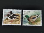 Ijsland 1987 - vogels - scholekster, wilde eend, Postzegels en Munten, IJsland, Ophalen of Verzenden, Gestempeld