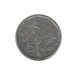 Seychellen, 5 Rupees 2000., Postzegels en Munten, Munten | Afrika, Ophalen of Verzenden, Overige landen, Losse munt
