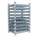 Stapelrek, stapelrack, stapelracken, racks, stalen pallet, Ophalen of Verzenden