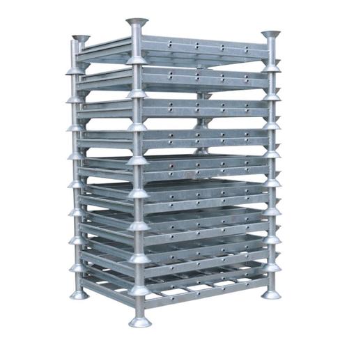 Stapelrek, stapelrack, stapelracken, racks, stalen pallet, Zakelijke goederen, Kantoor en Winkelinrichting | Magazijn, Stelling en Opslag