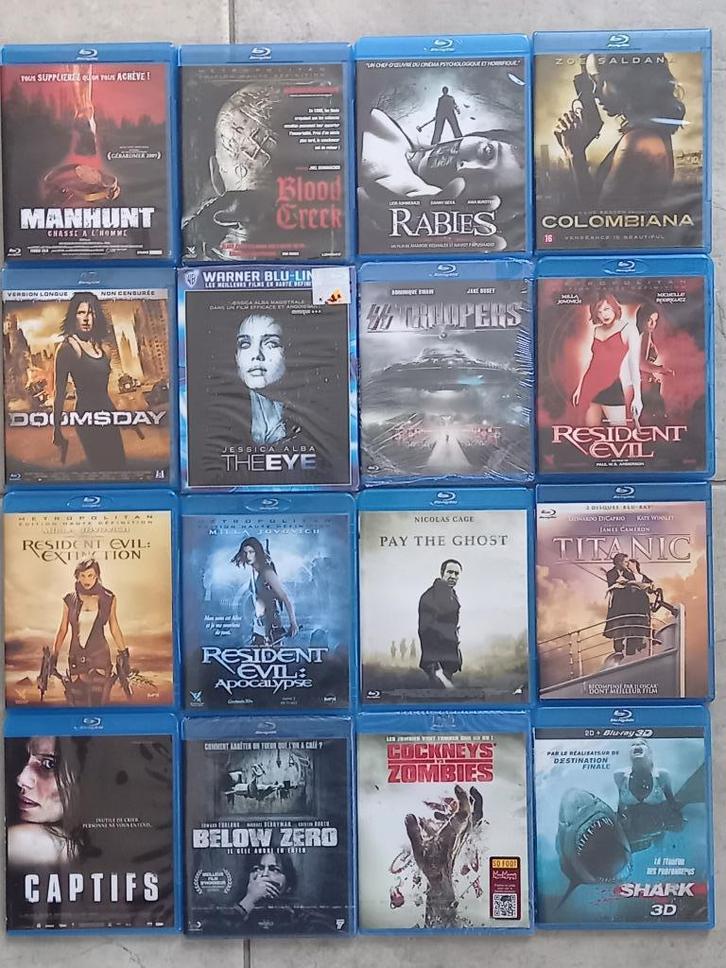 lot ou a la pièce 16 blu ray état neuf, Cd's en Dvd's, Blu-ray, Zo goed als nieuw, Overige genres, Boxset, Ophalen of Verzenden