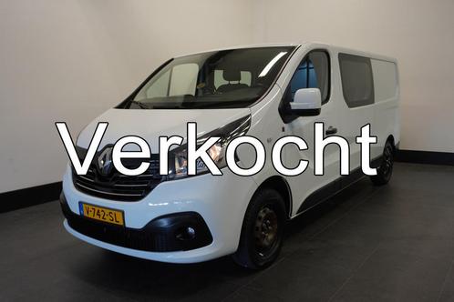 Renault Trafic 1.6 dCi L2 122PK Dubbele Cabine EURO 6 - Airc, Auto's, Bestelwagens en Lichte vracht, ABS, Airconditioning, Centrale vergrendeling