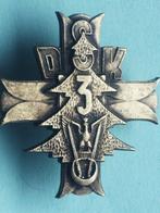 Insigne polonais en argent 3rd Carpathian rifle division WW2, Collections, Envoi, Armée de terre, Ruban, Médaille ou Ailes