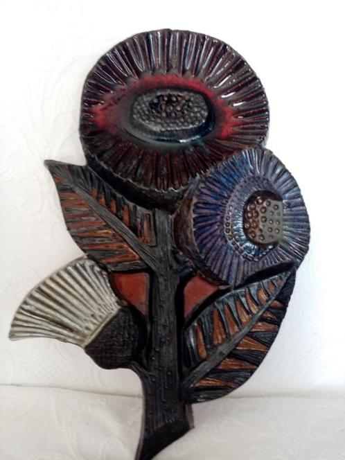 Amphora keramische deco wandplaat uit Vlaanderen jaren 60 39, Antiek en Kunst, Antiek | Keramiek en Aardewerk, Ophalen of Verzenden