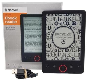  E-readers Denver 6 inch EBO-635L met Displayverlichting beschikbaar voor biedingen