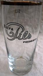 Bierglas, Merk Piedboeuf - Extra Pils, 0,25L, 1 stuks, 1970s, Verzamelen, Ophalen of Verzenden, Gebruikt, Glas of Glazen, Overige merken