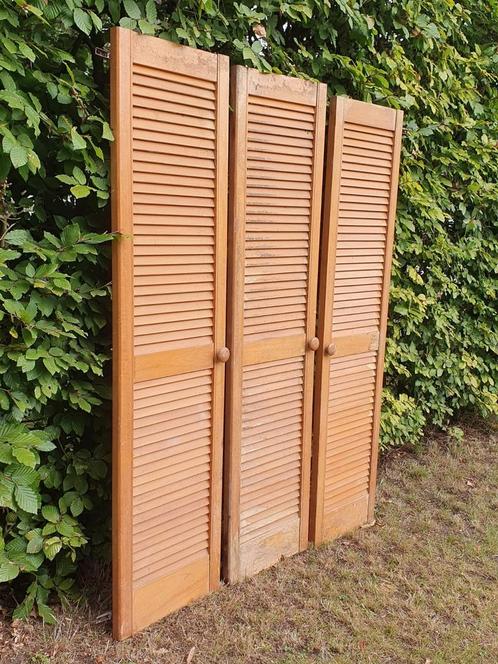 Louvre venster luiken kast deuren, Huis en Inrichting, Woonaccessoires | Kamerschermen, Gebruikt, Ophalen