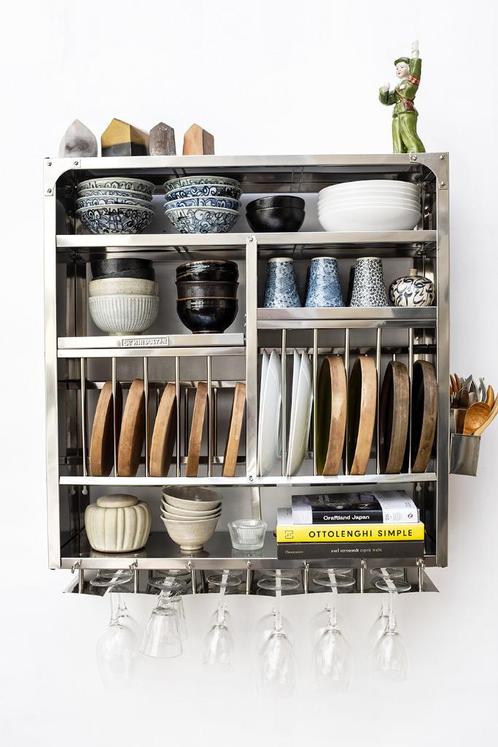 Planken voor afwasrek - maat L - 84 x 77 cm BOMBAY, Huis en Inrichting, Keuken | Keukenelementen, Nieuw, Verzenden