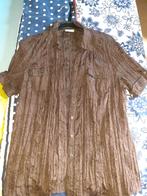 chemisier superbe manches courtes, Bruin, Maat 46/48 (XL) of groter, Nieuw, Ophalen of Verzenden