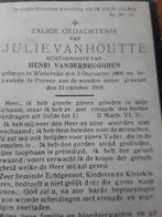 Oorlogsslachtoffer 1914 - 1918, Verzamelen, Bidprentjes en Rouwkaarten, Verzenden