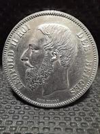 5 frank 1865 leopold 2 pracht, Postzegels en Munten, Zilver, Ophalen of Verzenden, Losse munt, Zilver