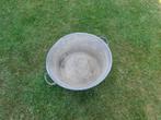 bassine - marmite en galvanisé - forme ronde - ancienne, Moins de 30 cm, Rond, Jardin, Enlèvement