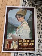 Das mund- une zahnwasser von Josef Weidinger, Verzamelen, Posters, Ophalen, Rechthoekig Staand, Zo goed als nieuw, Canvas of Doek