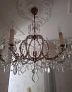 Kristallen belletjes en koperen lusters. Grote en kleine., Ophalen, Gebruikt