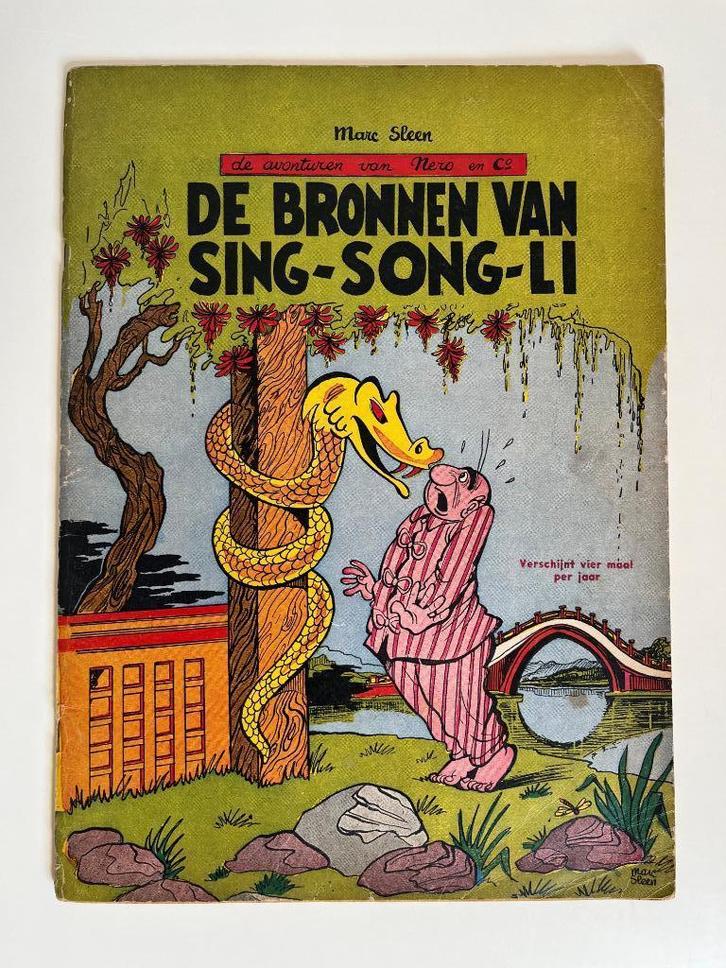Nero - De Bronnen van Sing-Song-Li - 1958, Boeken, Stripverhalen, Verzenden