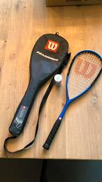 Squashracket Wilson Hammer 145, Ophalen of Verzenden, Gebruikt, Met hoes