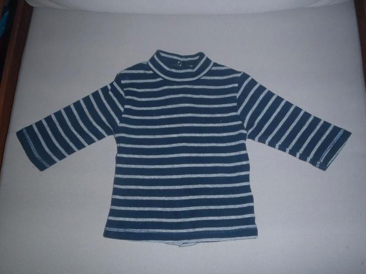 t-shirt longues manches bleu à lignes taille 62, Enfants & Bébés, Vêtements de bébé | Taille 62, Comme neuf, Garçon, Pull ou Veste