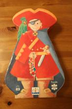 Puzzel 36 stukken piraat (Djeco, 42 cm x 30 cm), Ophalen, 10 tot 50 stukjes, Gebruikt, 4 tot 6 jaar