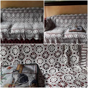 Prachtig Vintage handgemaakte bedsprei beschikbaar voor biedingen