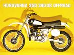 Husqvarna 250/390 OR 1980 brochure, Motos, Modes d'emploi & Notices d'utilisation