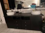 Kast en 2 lavabos, Huis en Inrichting, Ophalen, Gebruikt