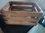 Oude houten kist bak fruitbak krat Herselt Westerlo borgions, Ophalen of Verzenden, Gebruikt