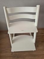 Witte trip trap stokke stoel 2015, Kinderen en Baby's, Kinderstoelen, Ophalen, Zo goed als nieuw, Meegroeistoel