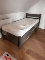 Lit tiroir (90x200) - Chambre enfant, 90 cm, Gris, Une personne, Enlèvement
