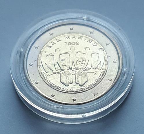 San Marino herdenkingsmunt  2 euro 2008 - capsule, Postzegels en Munten, Munten | Europa | Euromunten, 2 euro, San Marino, Ophalen of Verzenden