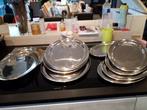Lot de 11 plateaux en inox, Maison & Meubles, Accessoires pour la Maison | Plateaux, Enlèvement
