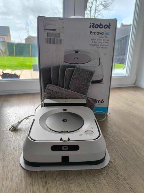 Braava Jet m6 robotdweil (iRobot), Elektronische apparatuur, Stofzuigers, Gebruikt, Robotstofzuiger, Reservoir, Ophalen