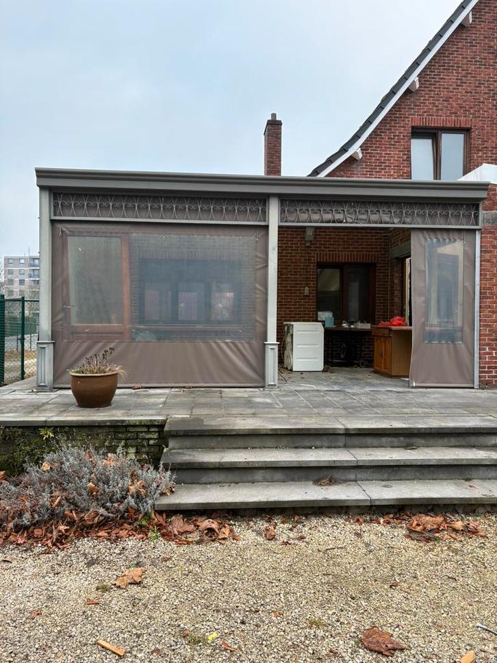 Overkapping met stalen frame, Tuin en Terras, Overkappingen, Gebruikt, Veranda, Ophalen