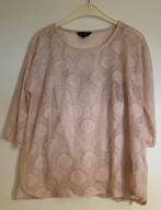 Damesblouse met ingewerkt topje, Maat 38/40 (M), Beige, Nieuw, Ophalen of Verzenden