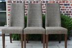 Rotan stoelen set/3, Huis en Inrichting, Ophalen, Zo goed als nieuw, Riet of Rotan